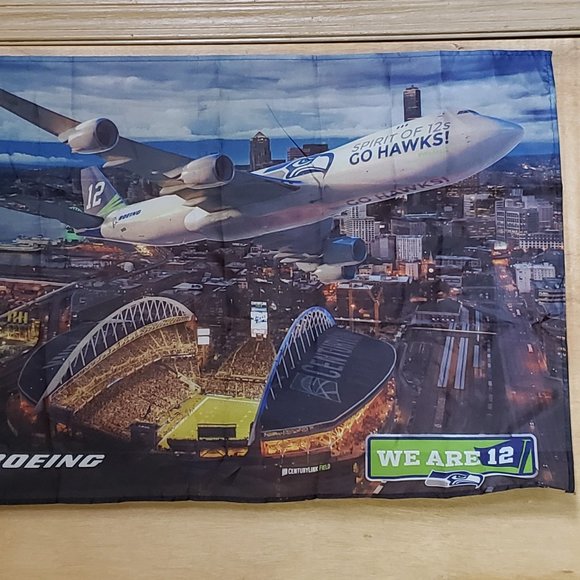 Seattle Seahawks Flags Lot of 12 - Picture 1 of 4